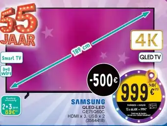Cora Samsung QLED-LED aanbieding