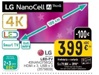 Cora Lg ED-TV 43NANO756QC aanbieding