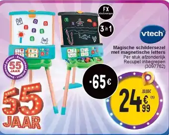 Cora Magische schildersezel met magnetische letters aanbieding
