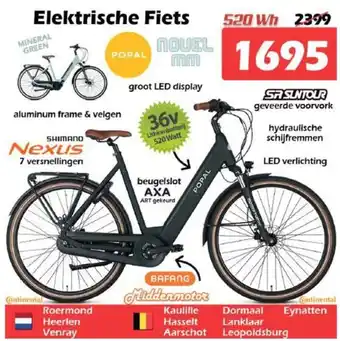 iTEK Elektrische Fiets POPAL aanbieding