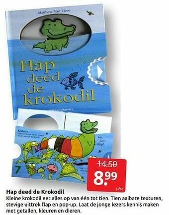 Boekenvoordeel Hap deed de krokodil aanbieding