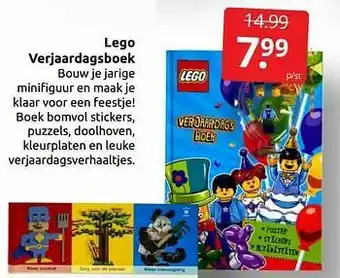 Boekenvoordeel Lego verjaardagsboek aanbieding