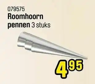 Roomhoorn pennen