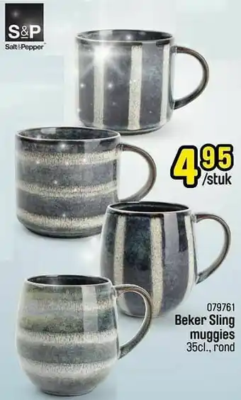 Beker sling muggies