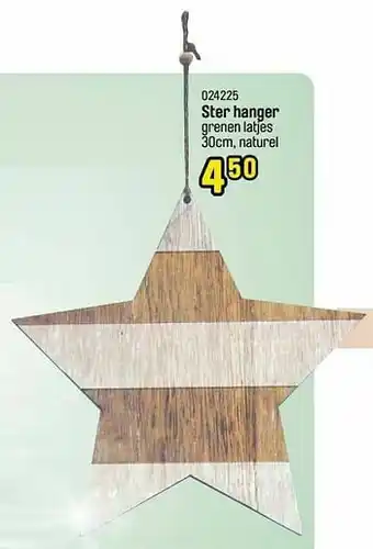 Happyland Ster hanger aanbieding