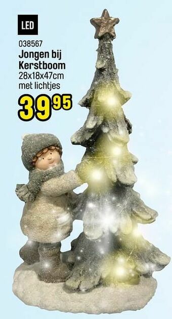 Happyland Jongen bij kerstboom aanbieding