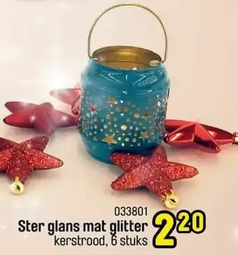 Happyland Ster glans mat glitter aanbieding