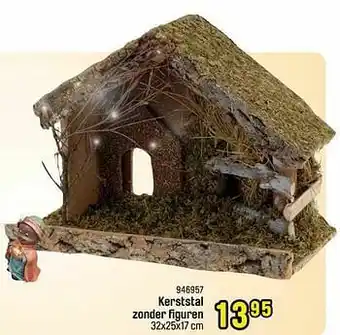 Happyland Kerststal zonder figuren aanbieding