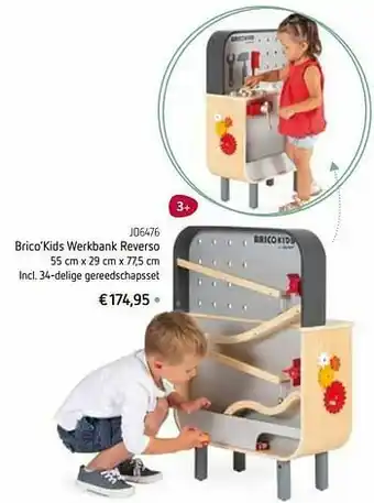 Brico’kids werkbank reverso