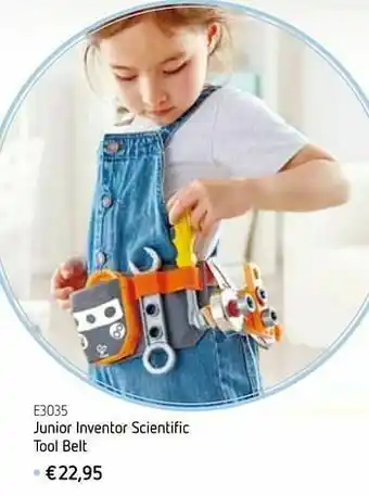 De Speelvogel Junior inventor scientific tool belt aanbieding