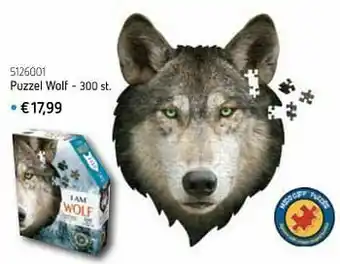 De Speelvogel Puzzel wolf aanbieding