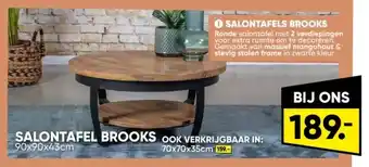 Big Bazar SALONTAFEL BROOKS 90x90x43cm aanbieding