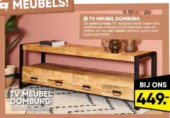 Big Bazar TV MEUBEL DOMBURG aanbieding