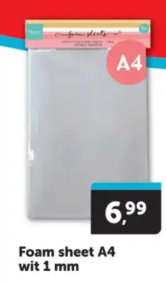 Boekenvoordeel Foam sheet A4 wit 1 mm aanbieding