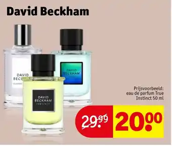 Kruidvat David Beckham aanbieding