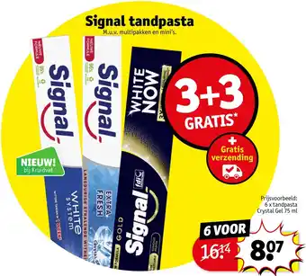 Kruidvat Signal Tandpasta aanbieding