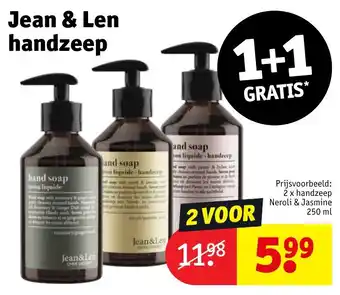 Kruidvat Jean & Len Handzeep aanbieding