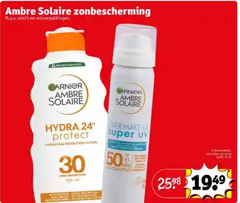 Kruidvat Ambre Solaire Zonbescherming aanbieding