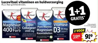 Kruidvat Lucovitaal Vitaminen en Huidverzorging aanbieding