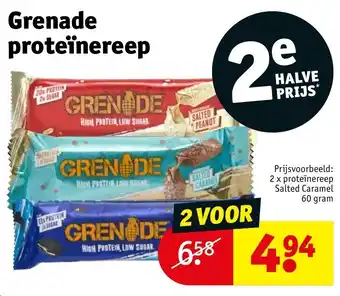 Kruidvat Grenade Proteïnereep aanbieding