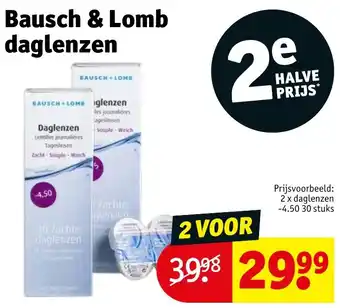 Kruidvat Bausch & Lomb Daglenzen aanbieding