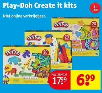 Kruidvat Play-Doh Create it kits aanbieding