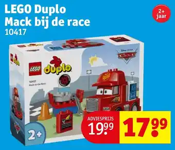 Kruidvat LEGO Duplo Mack bij de race aanbieding