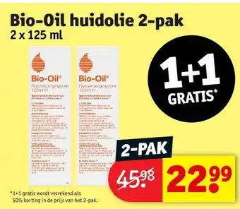 Kruidvat Bio-Oil huidolie 2-pak aanbieding