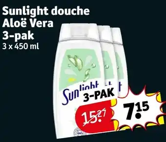 Kruidvat Sunlight douche Aloë Vera 3-pak aanbieding