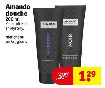 Kruidvat Amando douche aanbieding