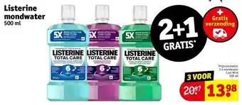 Kruidvat Listerine mondwater aanbieding