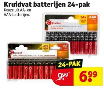 Kruidvat Kruidvat batterijen 24-pak aanbieding