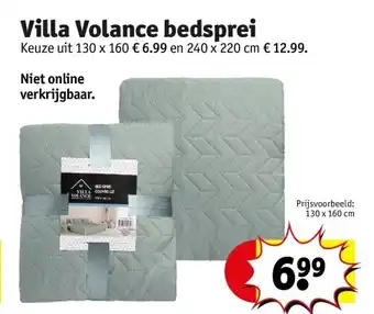 Kruidvat Villa Volance bedsprei aanbieding