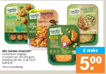 Albert Heijn Alle Garden Gourmet aanbieding