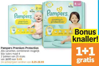 Albert Heijn Pampers Premium Protection aanbieding