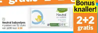Neutral babywipes