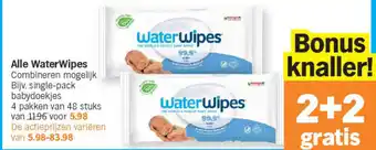 Albert Heijn Alle WaterWipes aanbieding