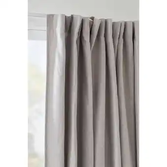Leen Bakker Gordijn Miran XL - zandkleur - 280x280 cm (1 stuk) aanbieding