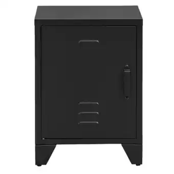 Leen Bakker Nachtkastje Mick - antracietkleur - 55x40x40 cm aanbieding