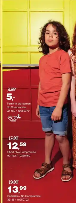 Bristol T-shirt in bio-katoen aanbieding
