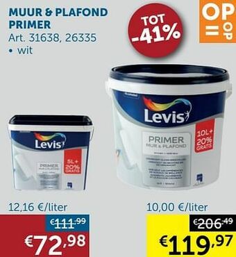 Zelfbouwmarkt Muur + plafond primer aanbieding