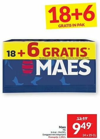 Intermarché Maes pils aanbieding