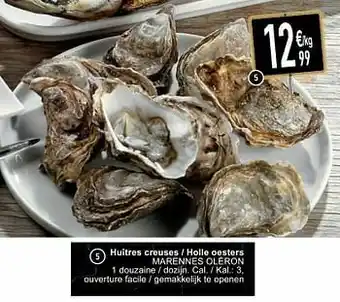 Cora Huîtres creuses - holle oesters marennes oléron aanbieding