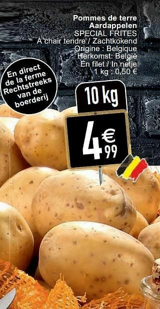 Cora Pommes de terre aardappelen special frites aanbieding