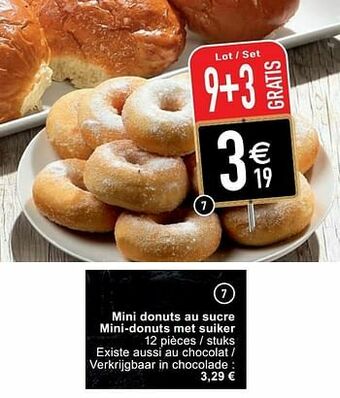 Cora Mini donuts au sucre mini-donuts met suiker aanbieding