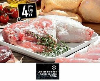 Cora Cuisses de dinde kalkoenbouten cora aanbieding