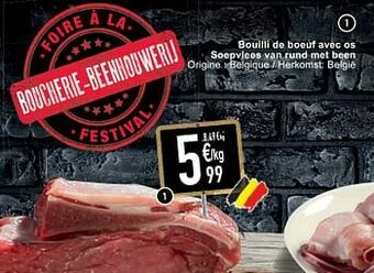 Cora Bouilli de boeuf avec os soepvlees van rund met been aanbieding