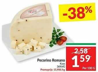 Intermarché Pecorino romano kaas aanbieding