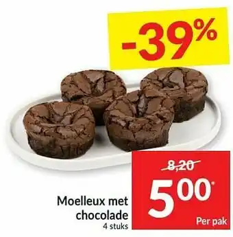 Intermarché Moelleux met chocolade aanbieding