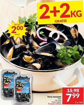 Intermarché Verse mosselen triton aanbieding